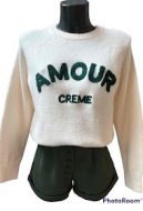 Pull AMOUR CREME